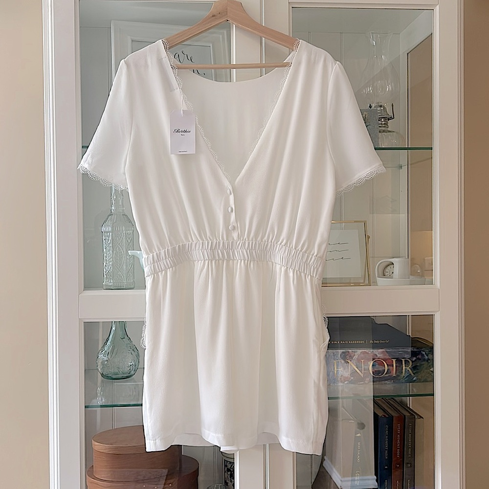 NWT White Rick Jumpsuit by Berthie Paris